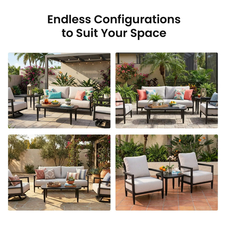 3PC Outdoor Aluminum Patio Furniture Set by HouseOfZazla