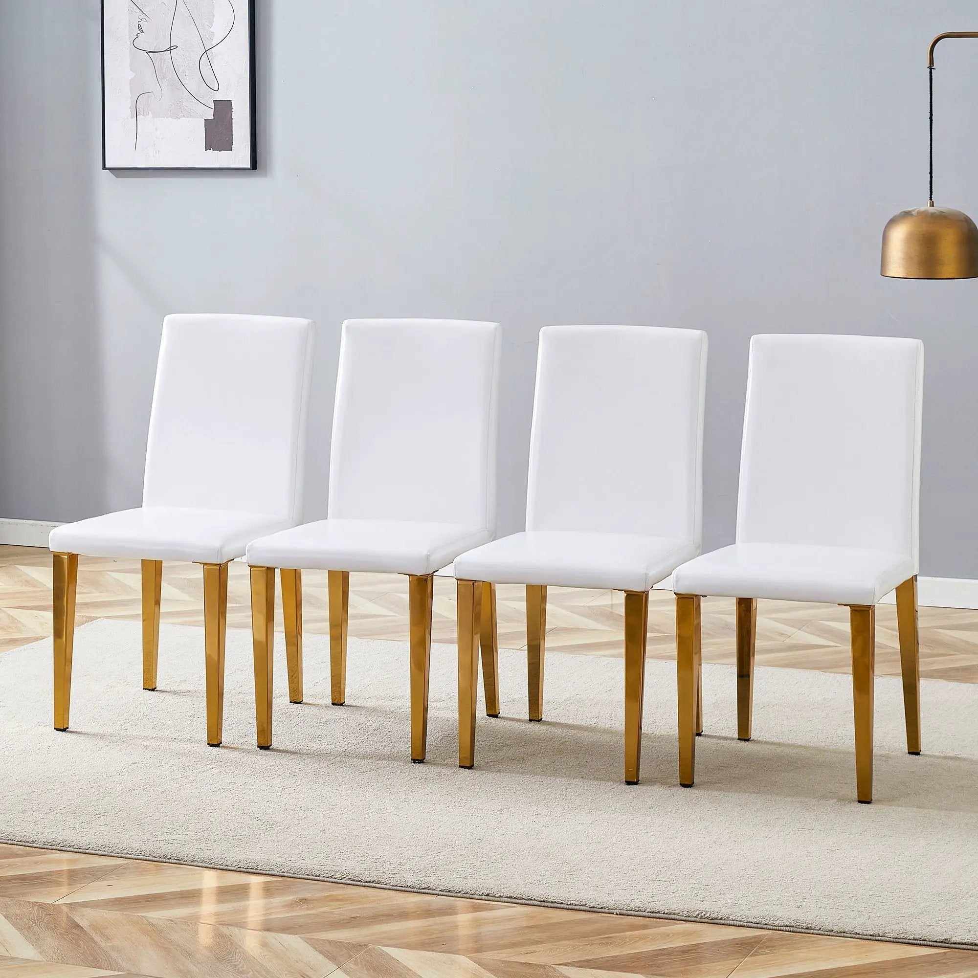 Modern Dining Chairs With Metal Legs by HouseOfZazla