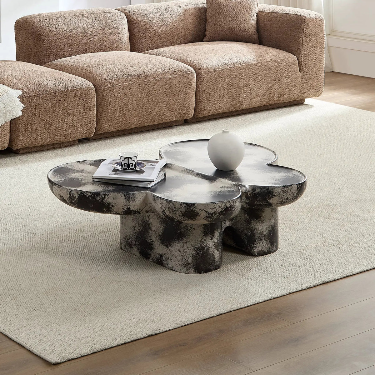 Butterfly Design Style Coffee Table – Imitation by HouseOfZazla