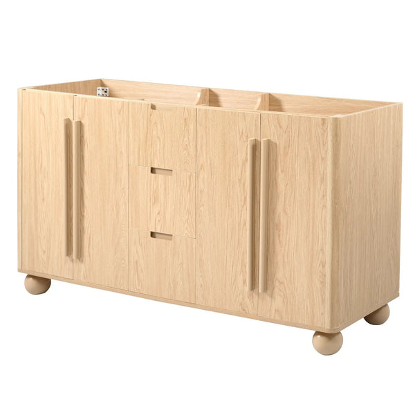58.3" Bathroom Vanity Cabinet Only with Soft-Close Drawers