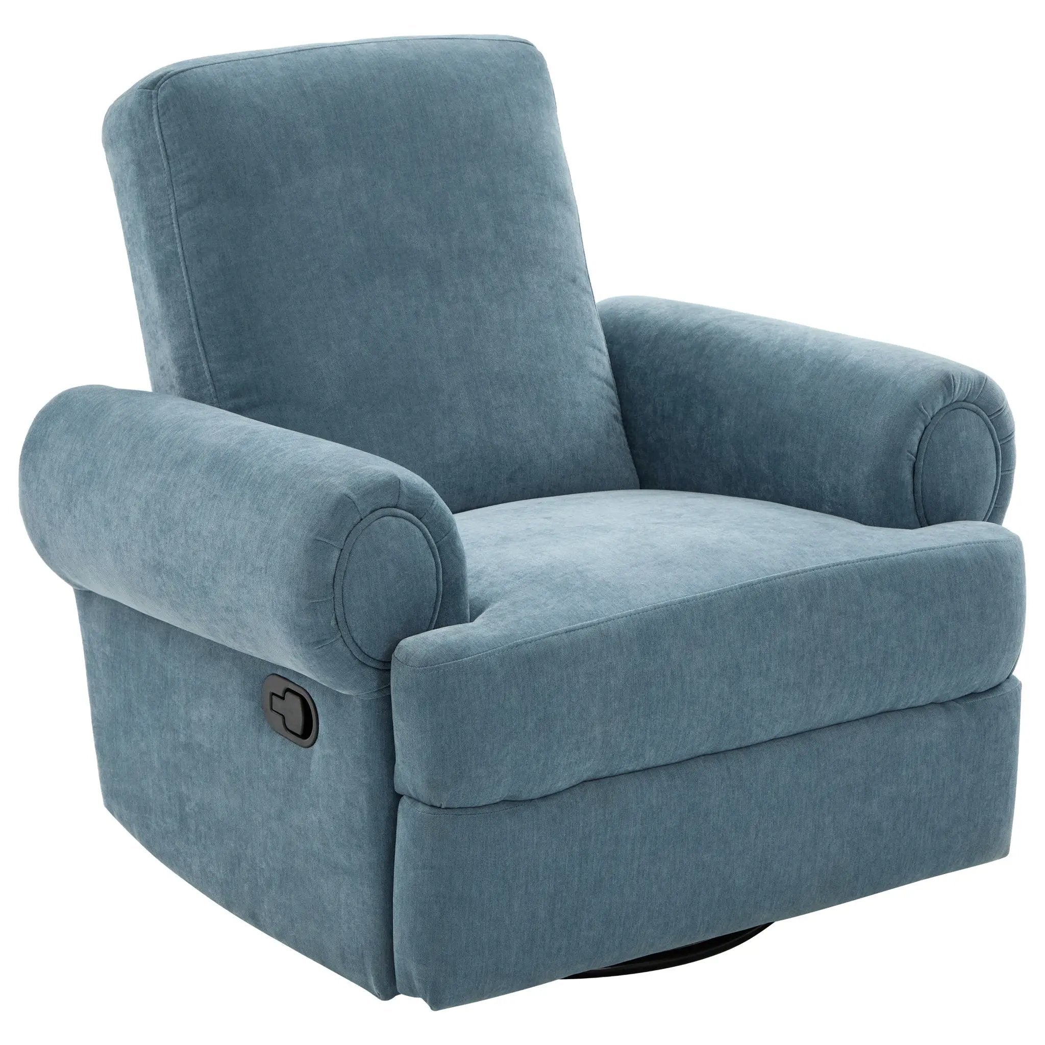 Manual Swivel Recliner Rocker Chair With Adjustable Backrest by HouseOfZazla