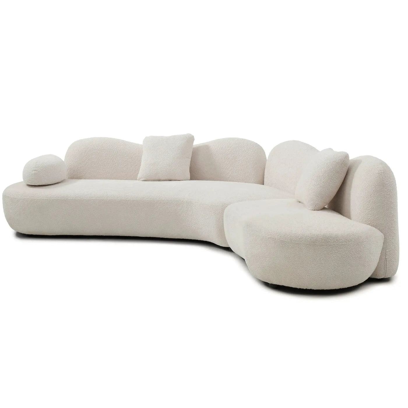 Modern Curved Modular 5 Seater Sofa by HouseOfZazla
