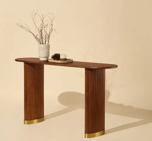 Modern 59.1 Inch Entryway Table for Living Room by HouseOfZazla