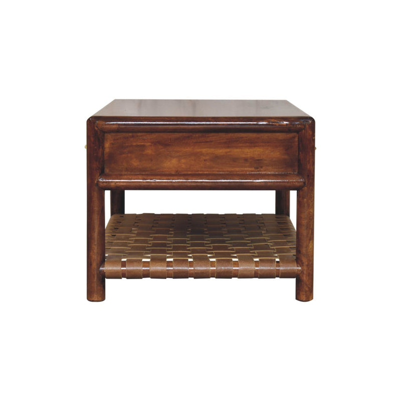 Regency - Woven Console Table With 2 Drawers - Brown by HouseOfZazla