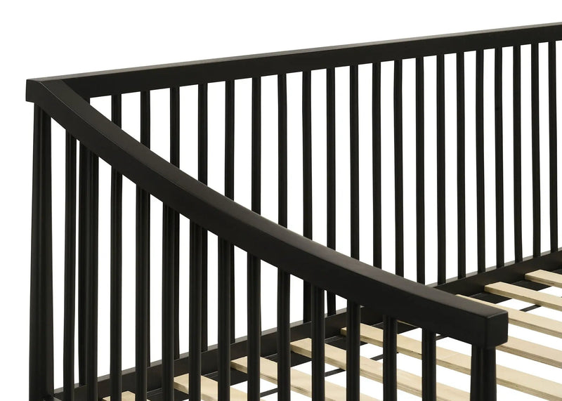 Delgado Windsor Twin Wood Daybed with Trundle Black by Unique Piece Furniture