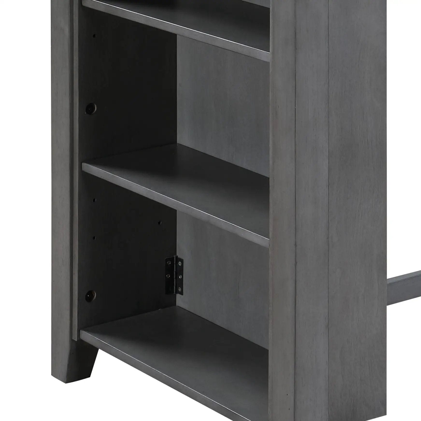 Graham - Small Space Counter Height Dining Table With USB Charging Ports And Shelves by Unique Piece Furniture