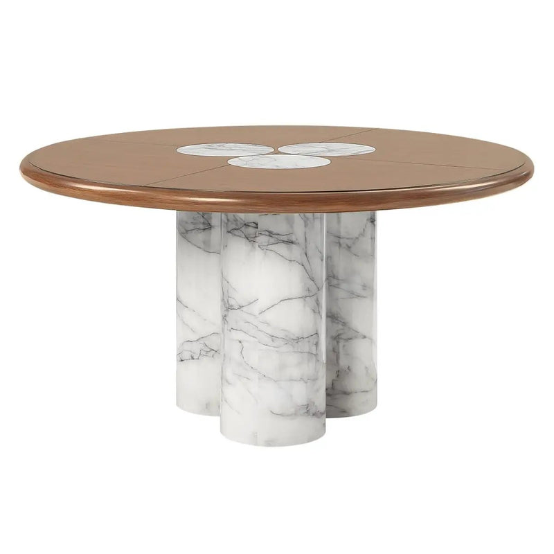 Harvey - Round Dining Table - Brown by Unique Piece Furniture