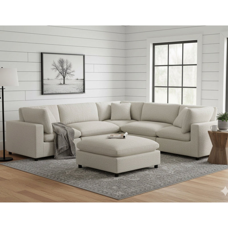 Cassandra - Ottoman With Removable Covers by HouseOfZazla