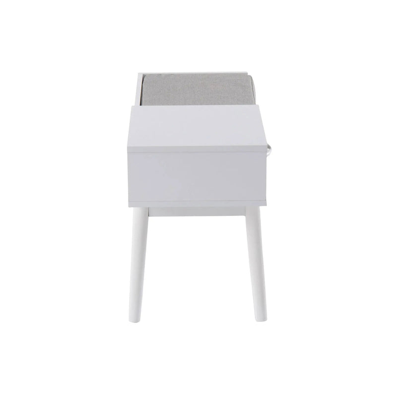 Telephone Contemporary Bench With Pull Out Drawer by HouseOfZazla