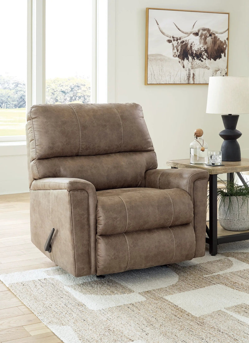 Navi - Rocker Recliner - Fossil by Unique Piece Furniture