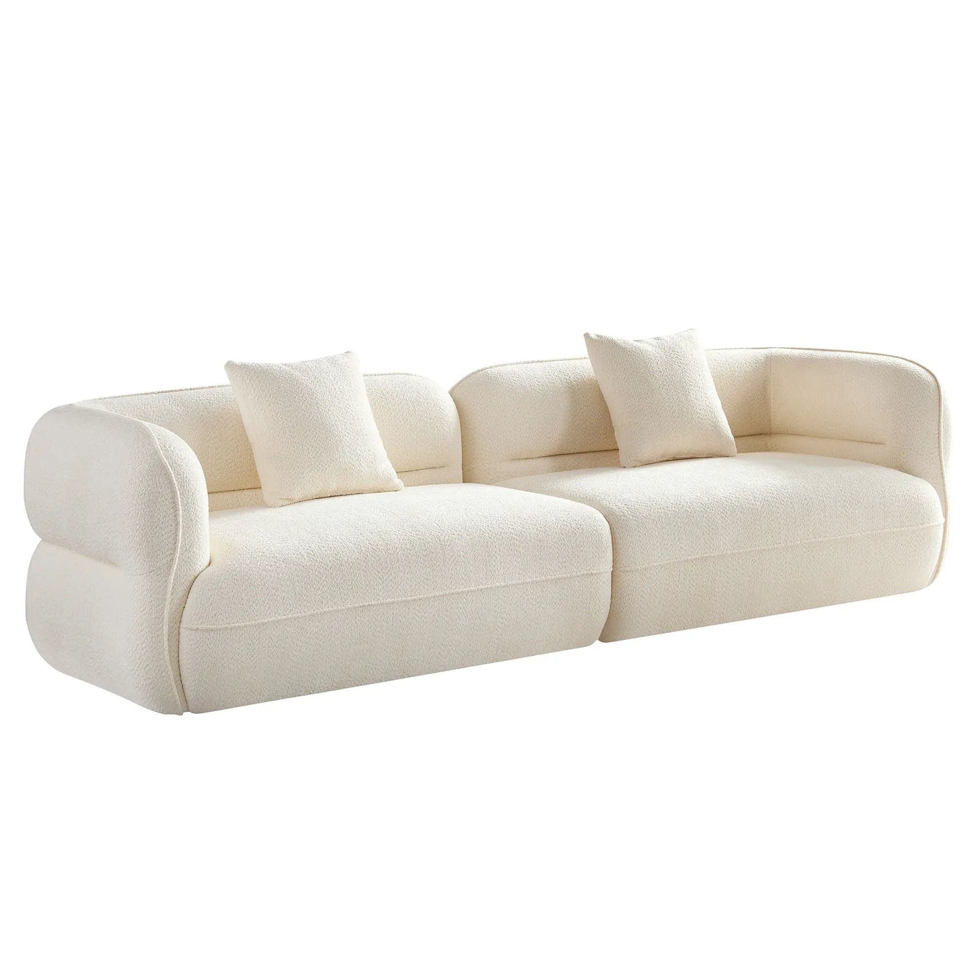 Sectional Sofa With Durable Fabric, Solid Wood Frame, And High Density Sponge Fill by Unique Piece Furniture