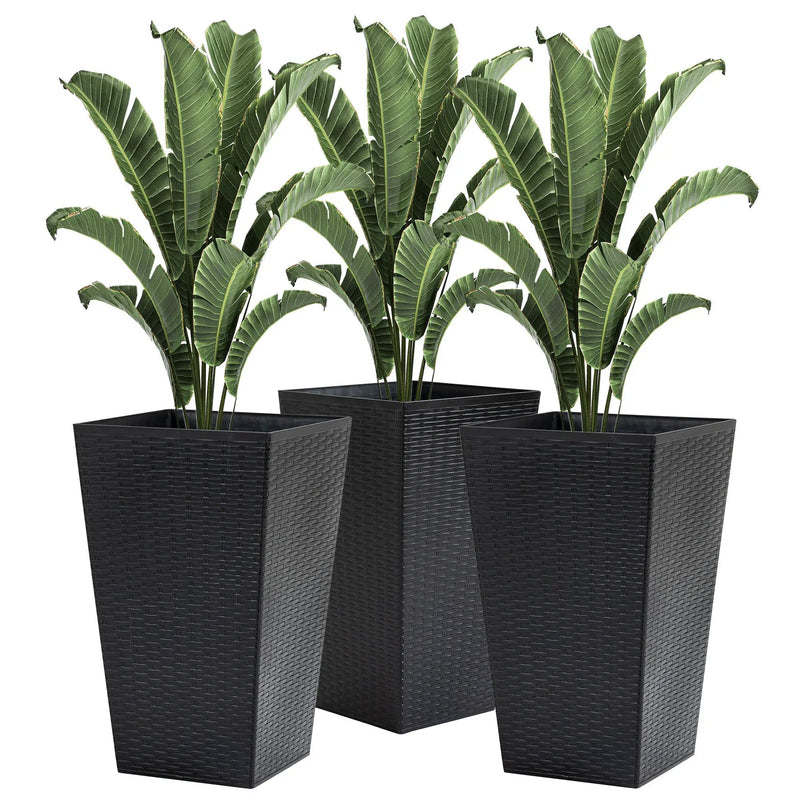 Outsunny Set of 3 Tall Planters by HouseOfZazla