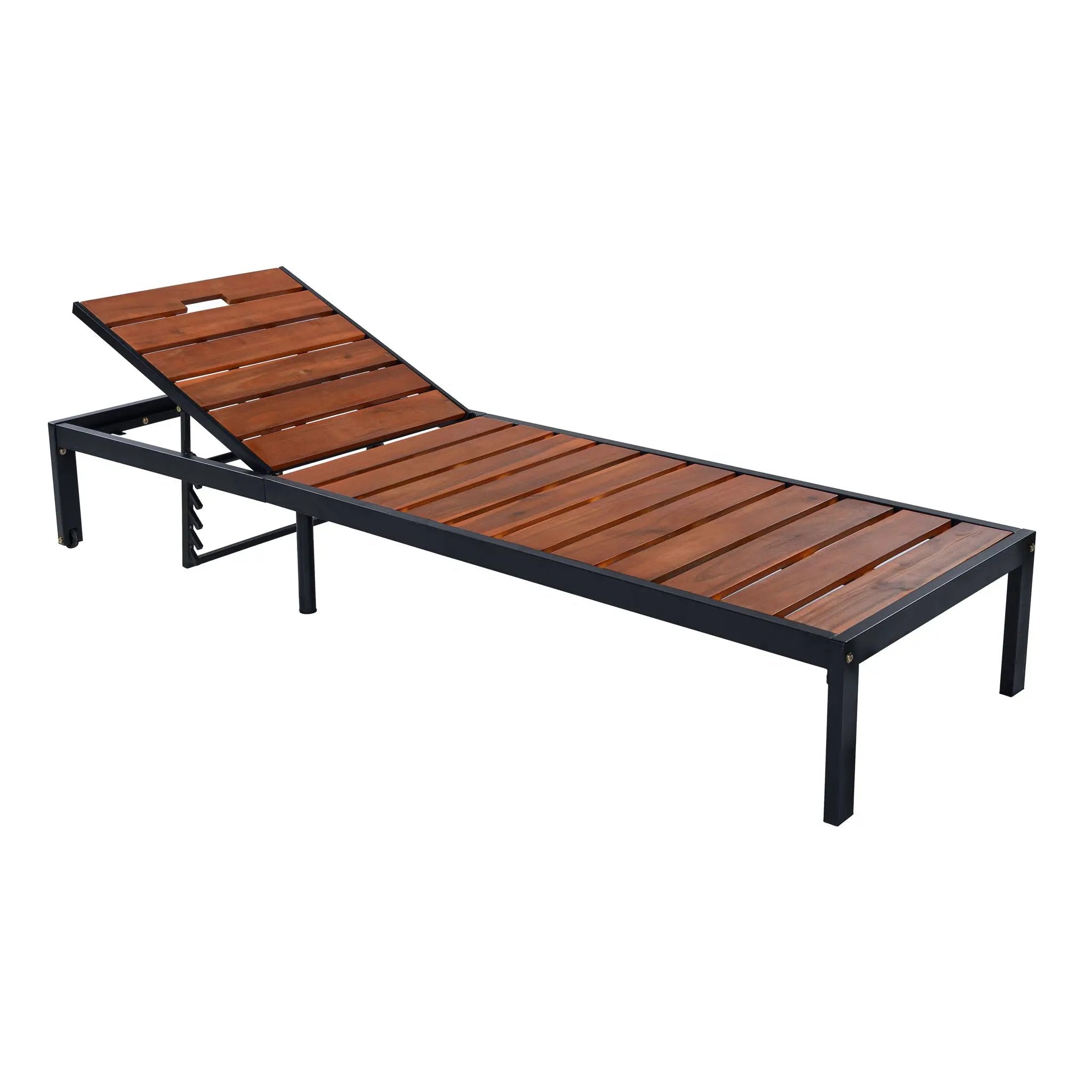 Outdoor Chaise With Adjustable Backrest by HouseOfZazla