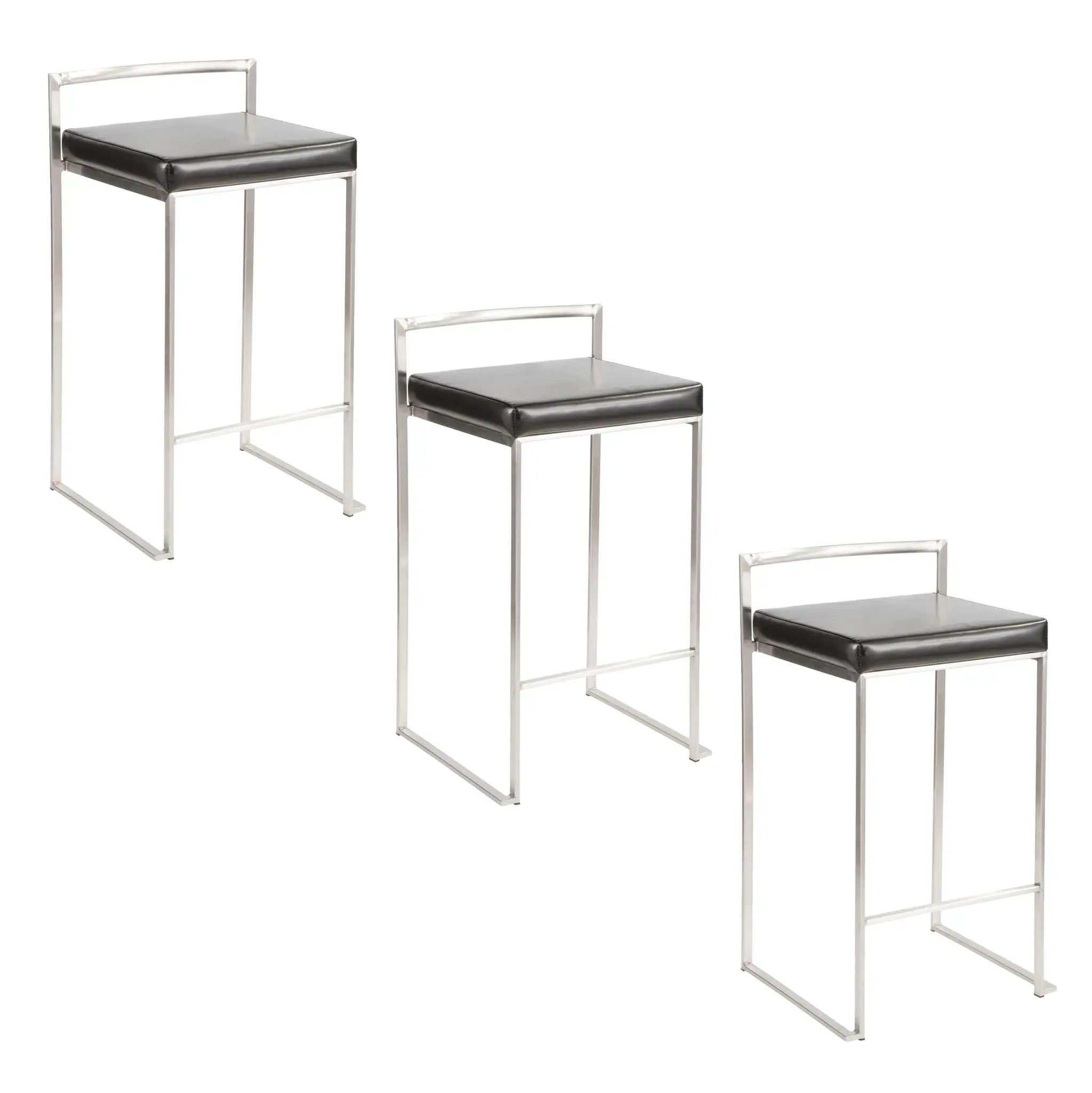 Fuji - Elegant Design Contemporary Stackable Counter Stool by HouseOfZazla