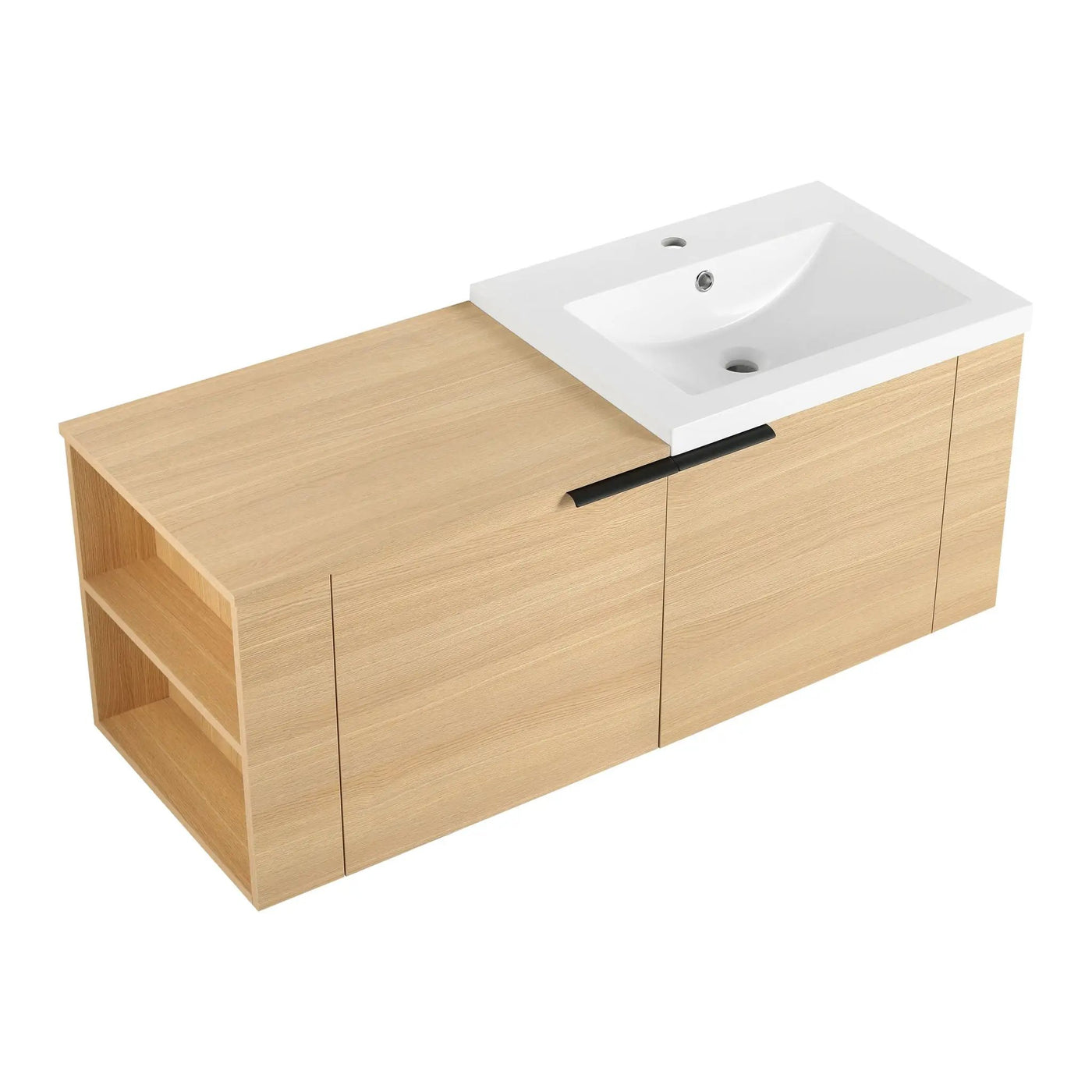 Modern Bathroom Vanity Sink Combo With Spacious Storage by HouseOfZazla