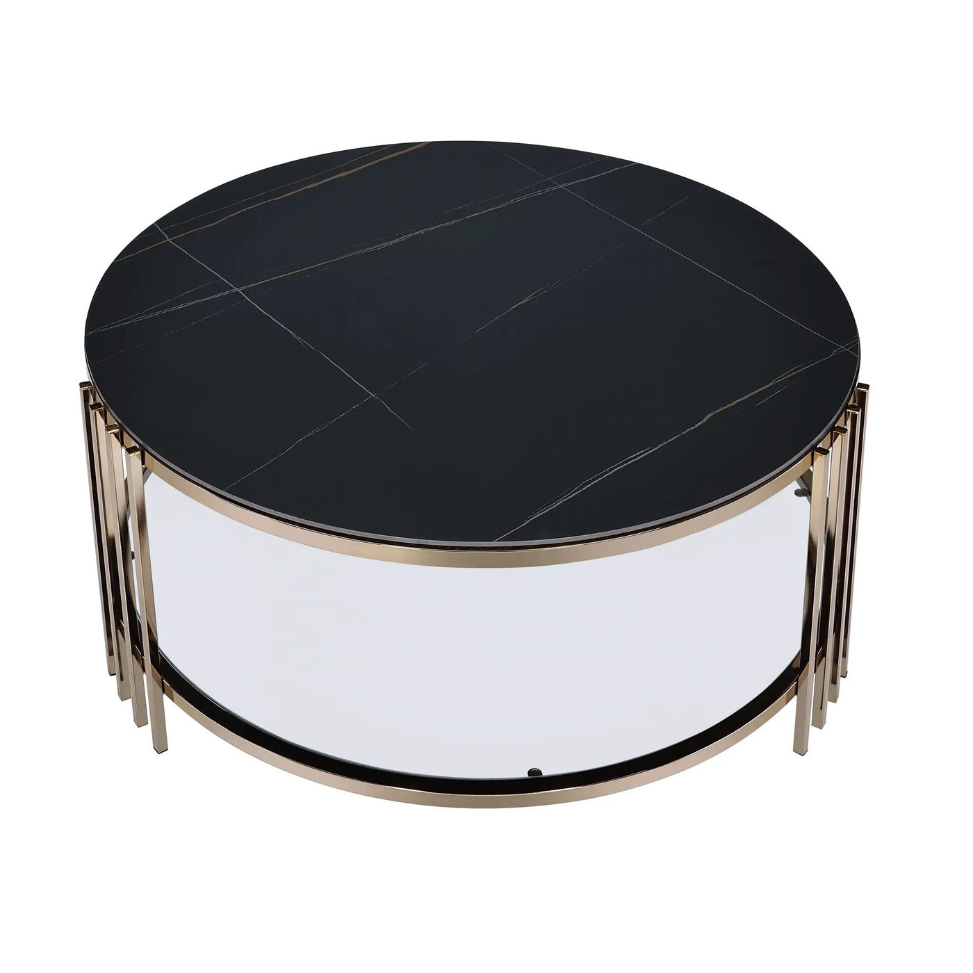 Abisha - Sintered Stone Top Round Tables by HouseOfZazla