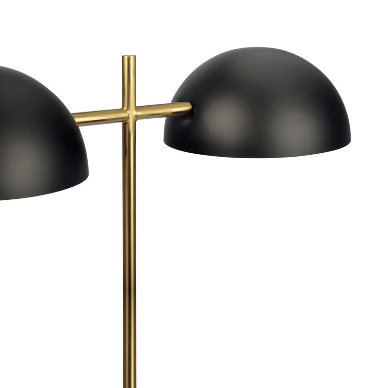 Nova - Hydro Table Lamp With On / Off Switch Double Lamp - Black / Gold / Marble by Unique Piece Furniture
