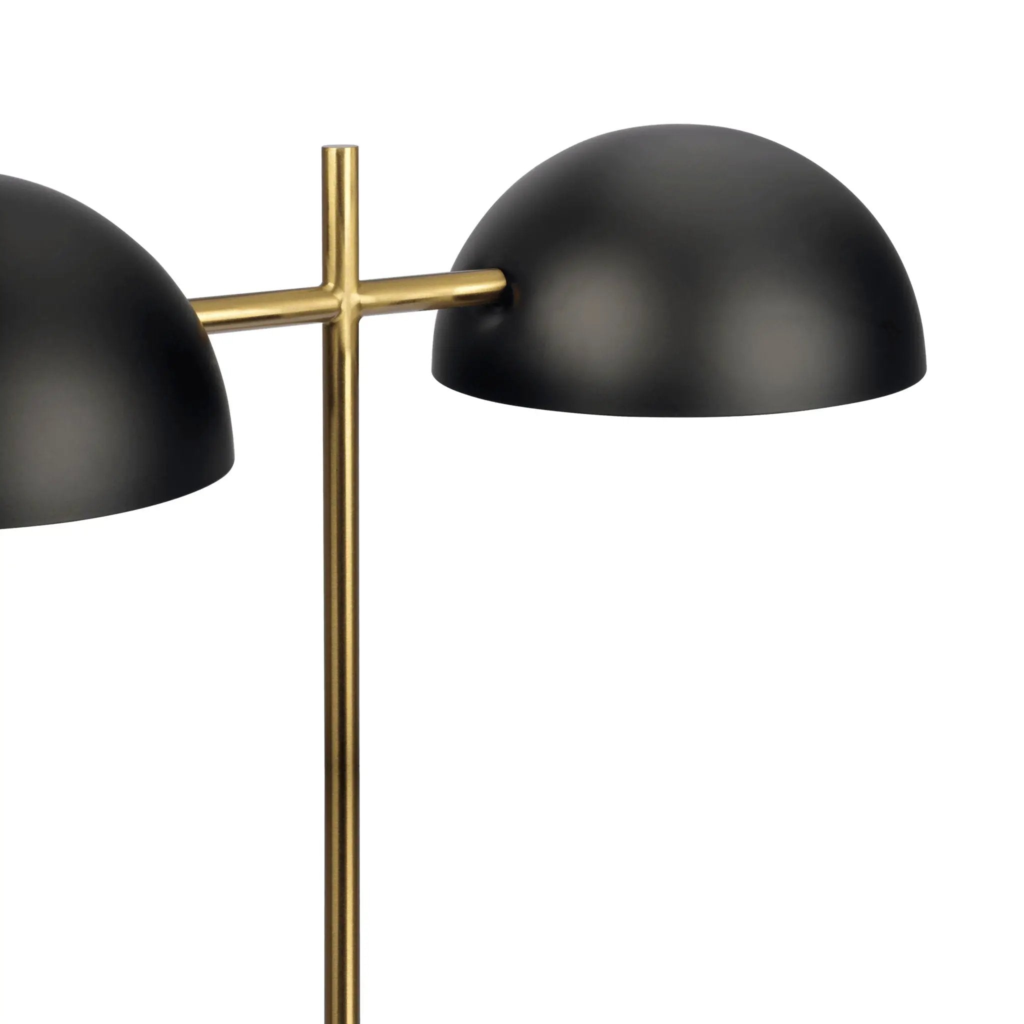 Nova - Hydro Table Lamp With On / Off Switch Double Lamp - Black / Gold / Marble by HouseOfZazla