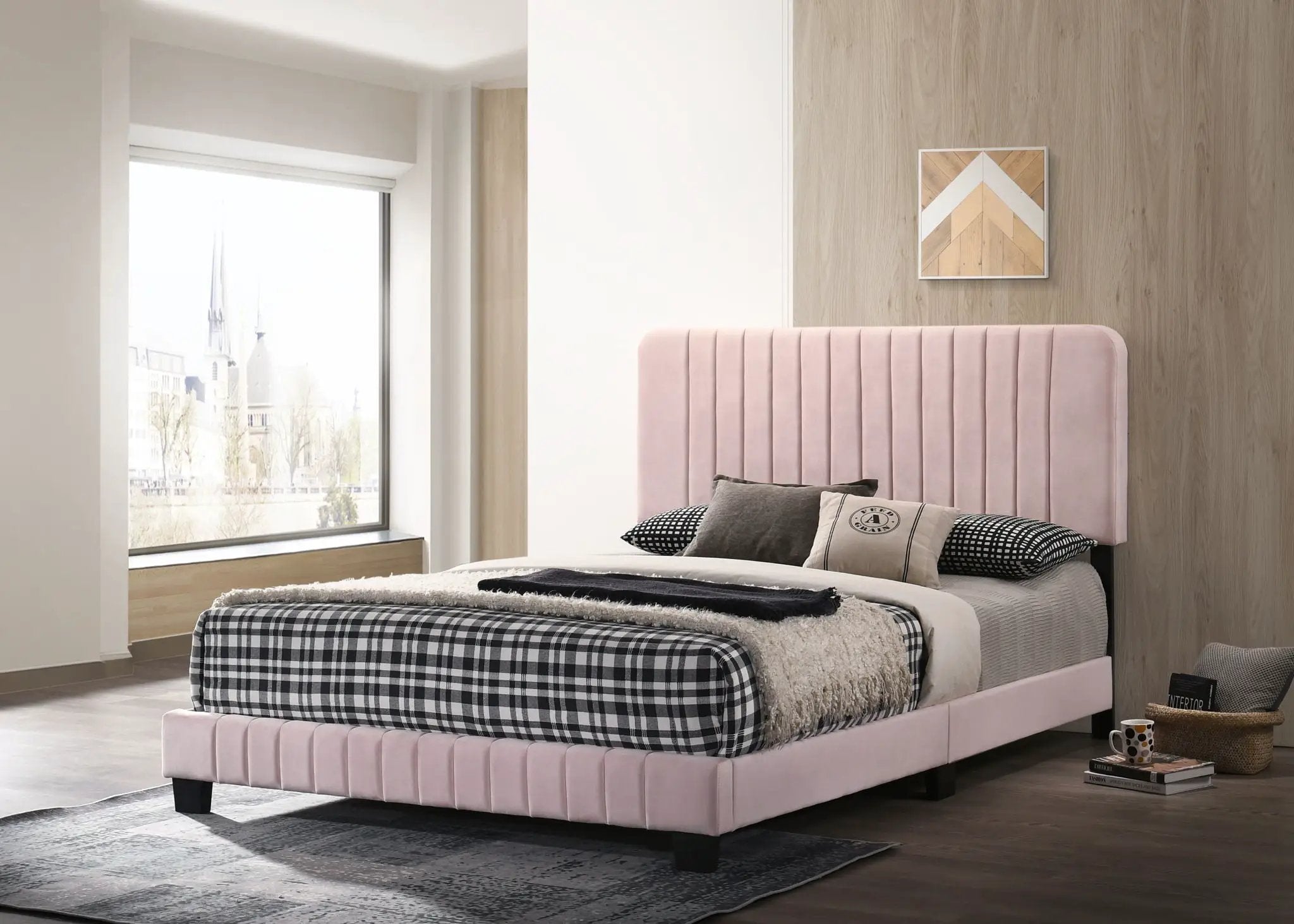 Channel Tufted Bed by HouseOfZazla