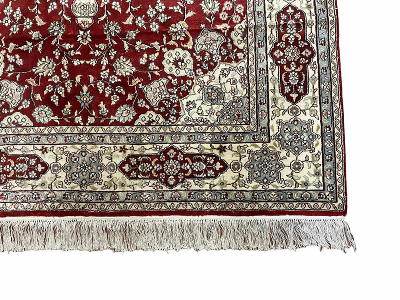 4' X 6' Vintage Fine Handmade Chinese Oriental Silk Rug 400 KPSI Wow by Jewel Rugs