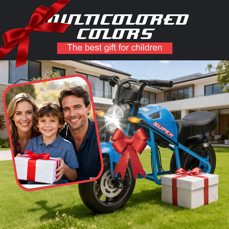24V 300W Kids Ride On XL Electric Motorcycle by HouseOfZazla