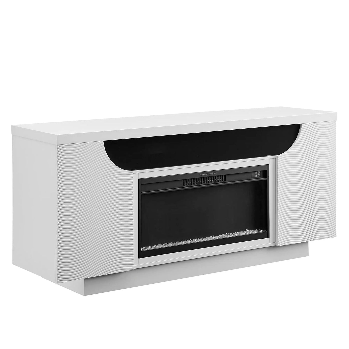 Alessia - Electric Fireplace With Multi Color LED And Flame Settings by Unique Piece Furniture
