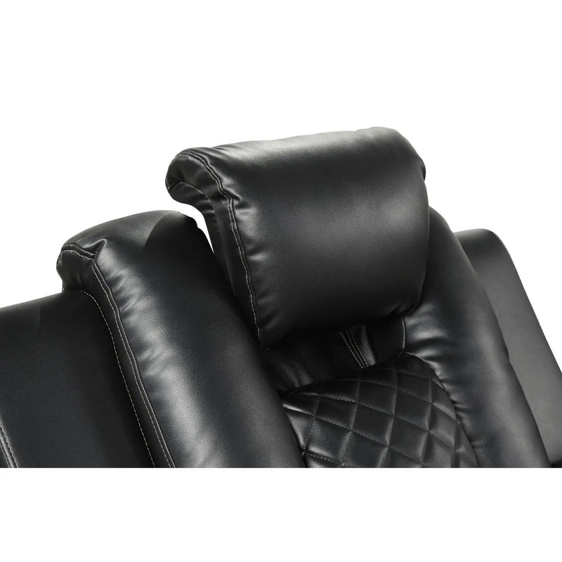 Benz - LED & Power Recliner Chair With Adjustable Headrest