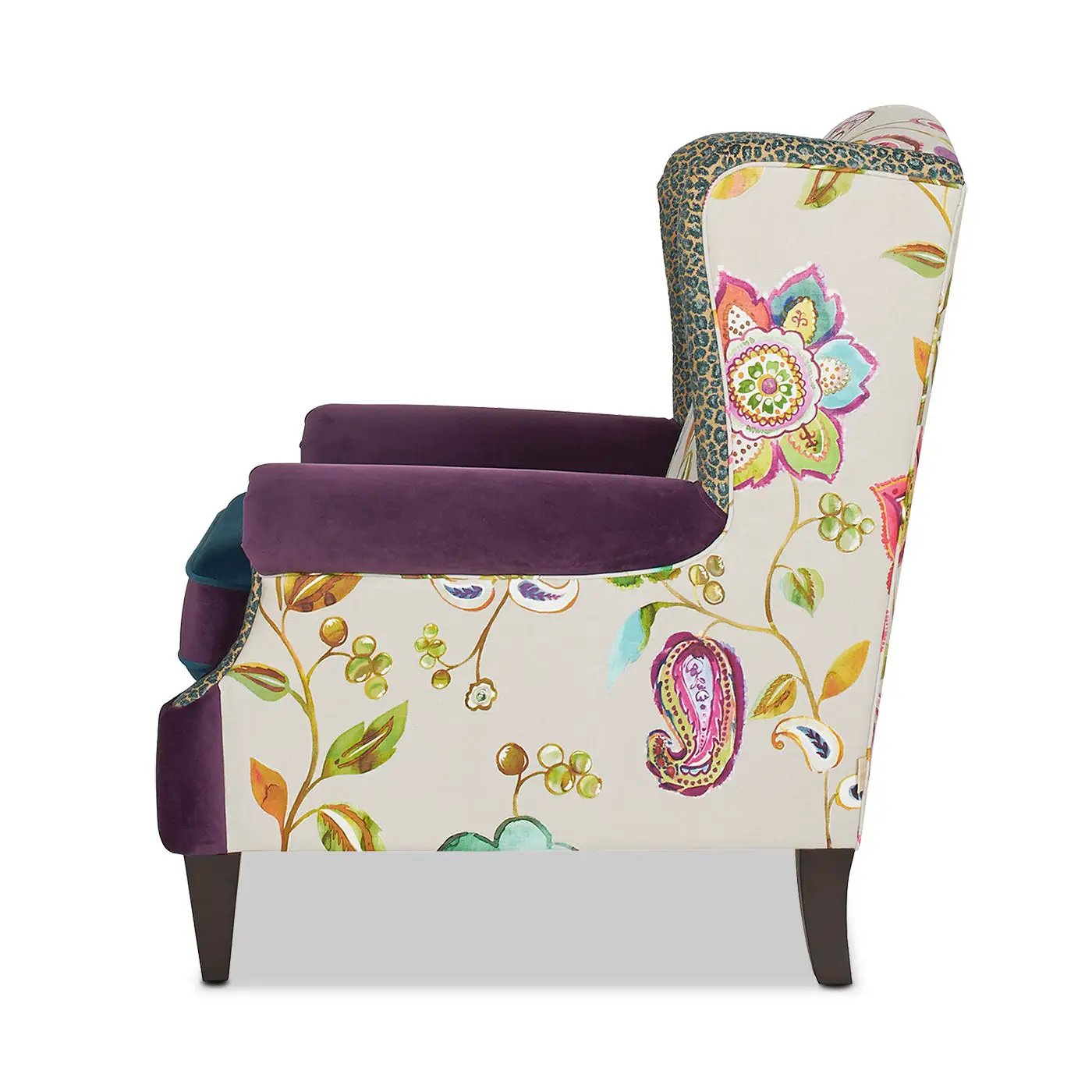 Anya - Boho Chic Wingback Accent Arm Chair by HouseOfZazla