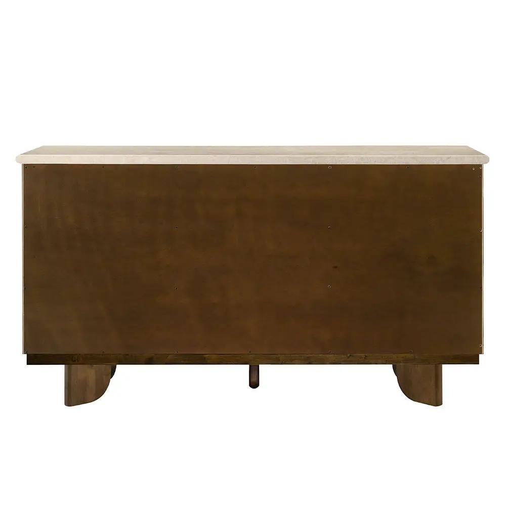 Kasha - Server With Marble Top Top - Vintage Oak by Unique Piece Furniture