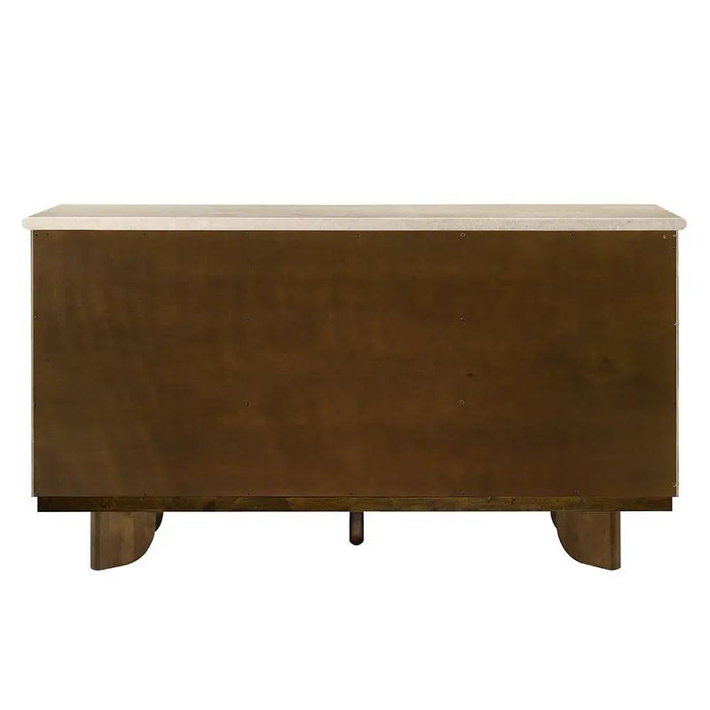 Kasha - Server With Marble Top Top - Vintage Oak by Unique Piece Furniture