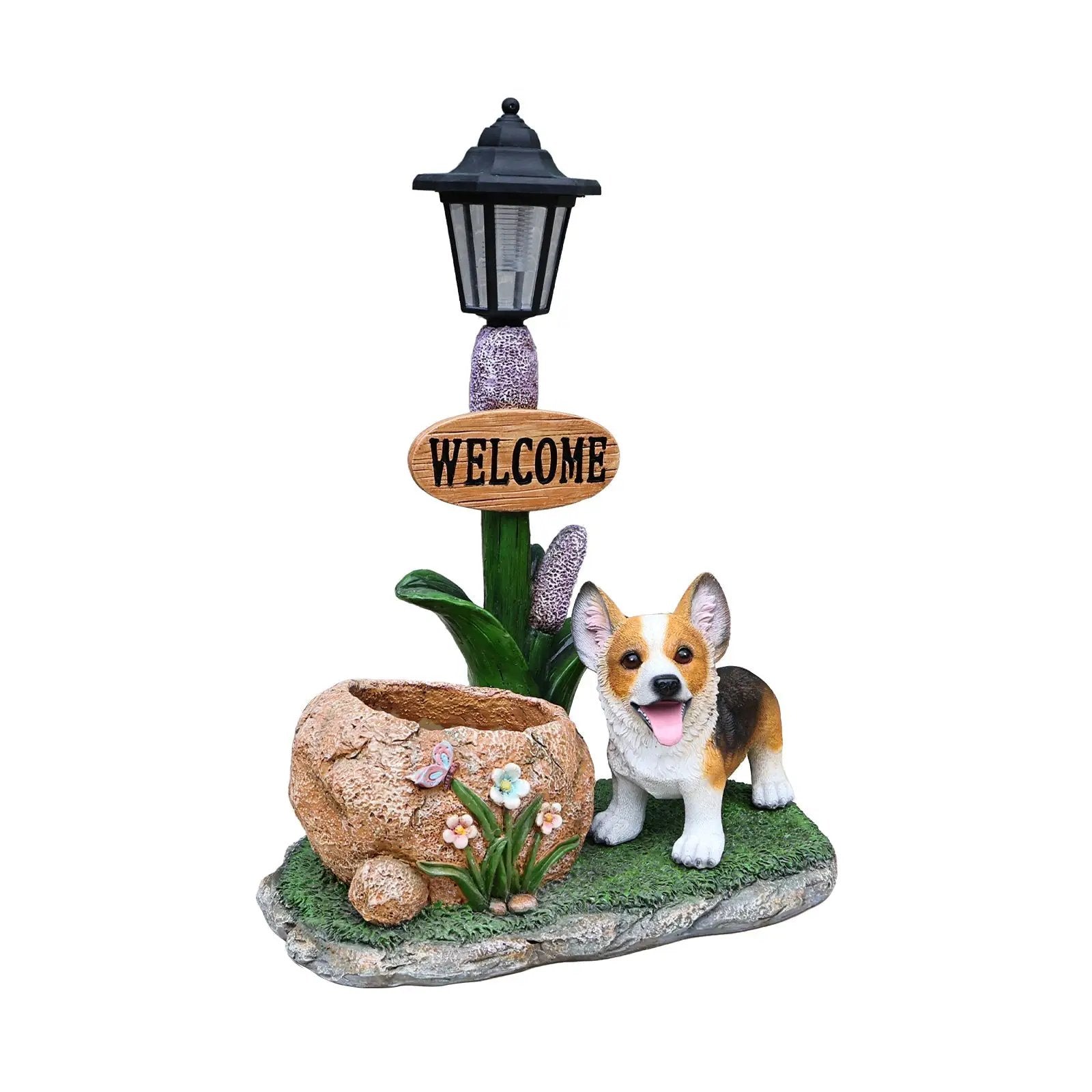 Corgi Dog Planter Garden Decor by HouseOfZazla