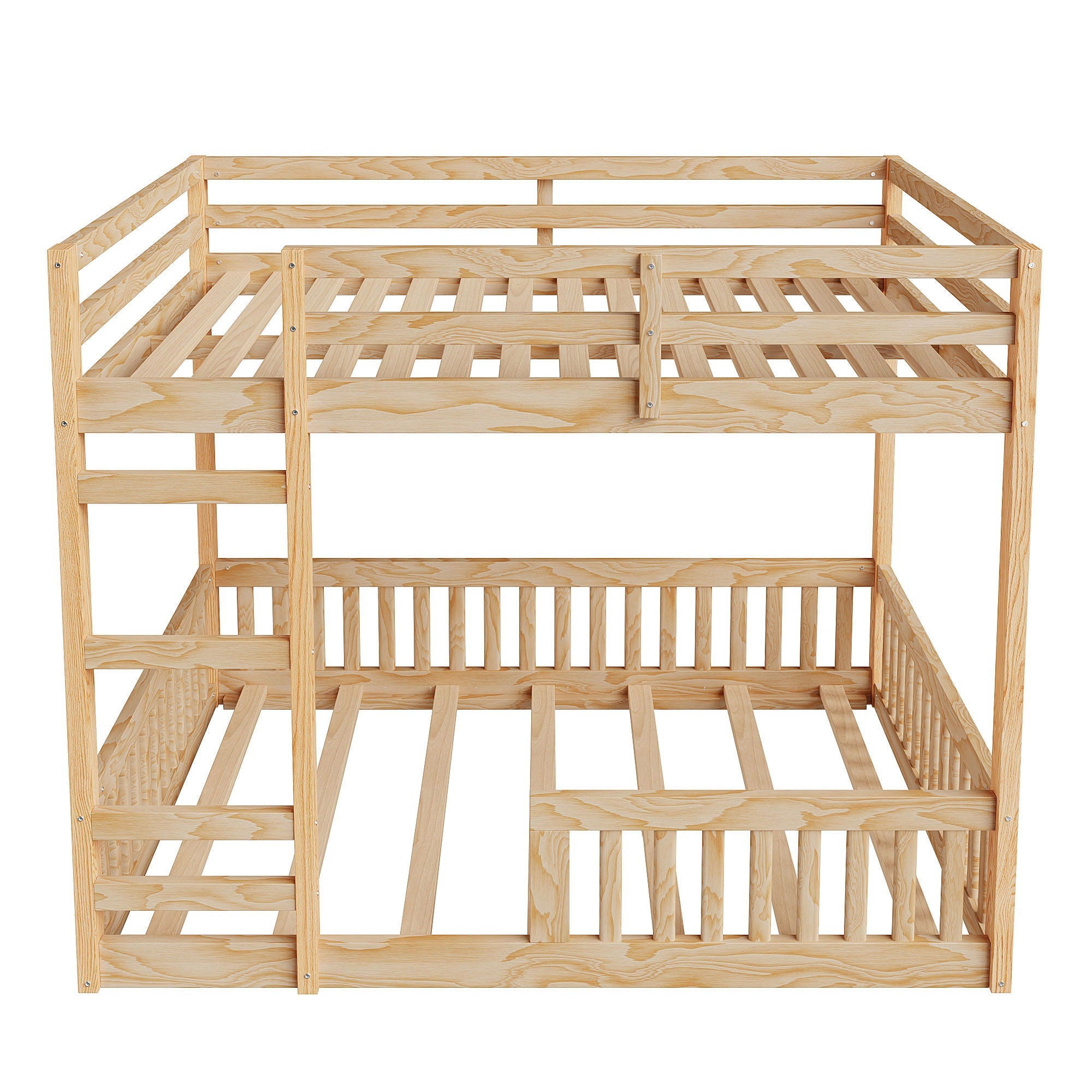 Stylish Bunk Bed With Ladder And Guardrails by HouseOfZazla
