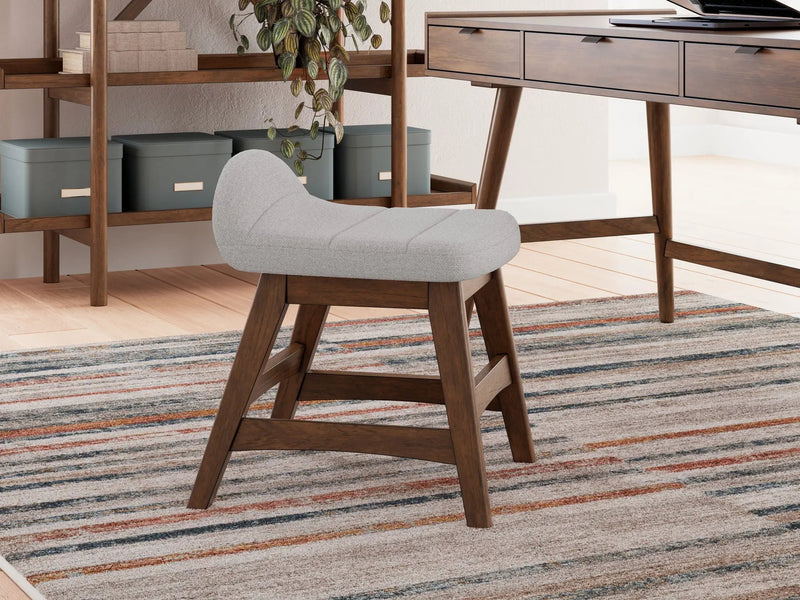 Lyncott - 3 Pc. - Home Office Desk, Chair, Bookcase - Brown by Unique Piece Furniture
