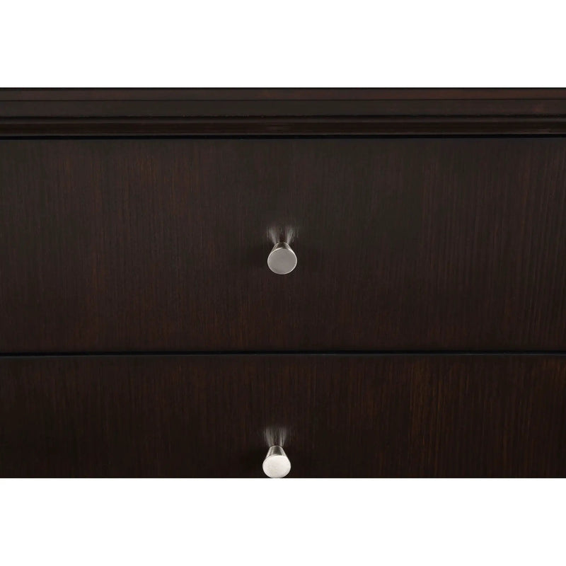 Niguel - 5 Drawer Chest Storage Furniture - Brown by HouseOfZazla