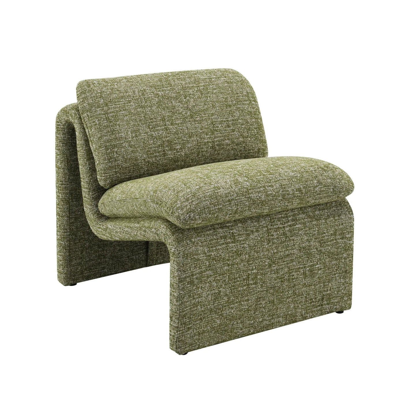 Jaeda - Innovative Elegance Accent Chair In Curved Shape by HouseOfZazla