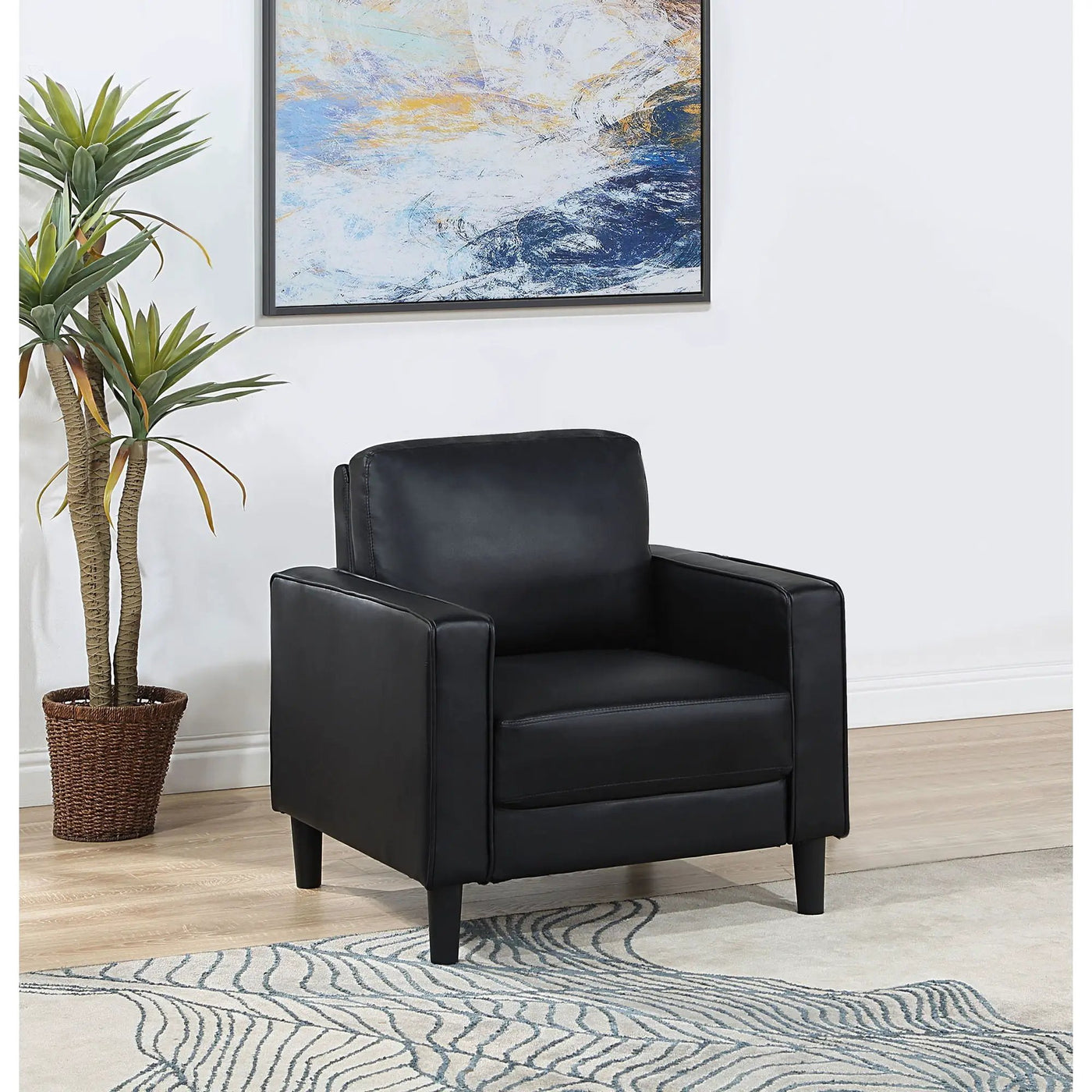 Farallone -Track Arm Accent Chair by HouseOfZazla
