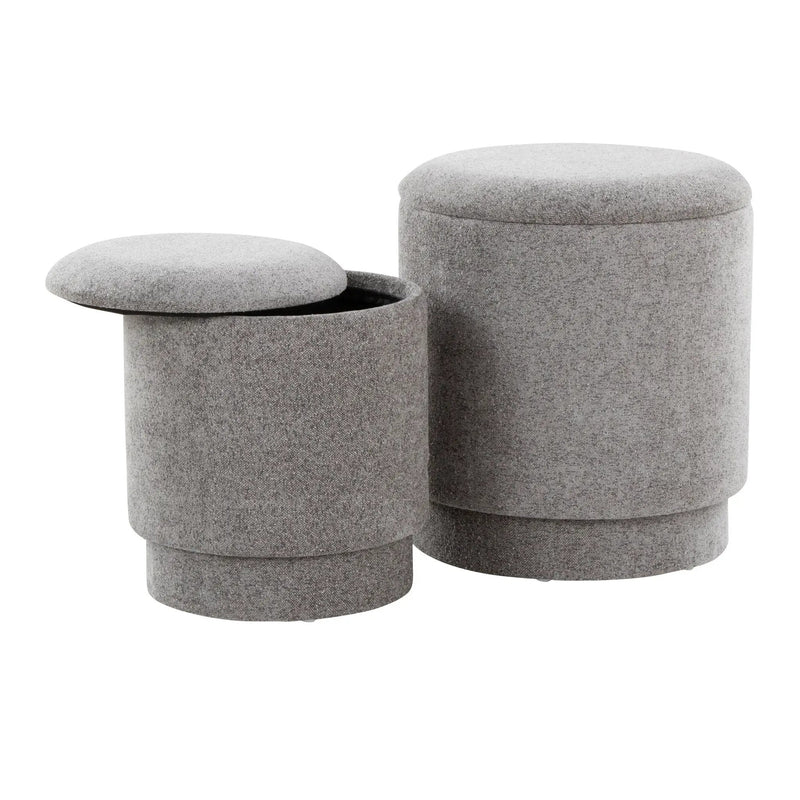 Marla - Upholste Contemporary Ottoman Set by HouseOfZazla
