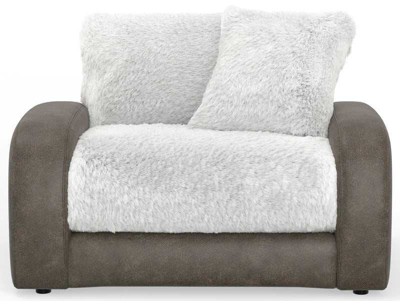 Snowball - Chair & 1/2 - Taupe by Unique Piece Furniture