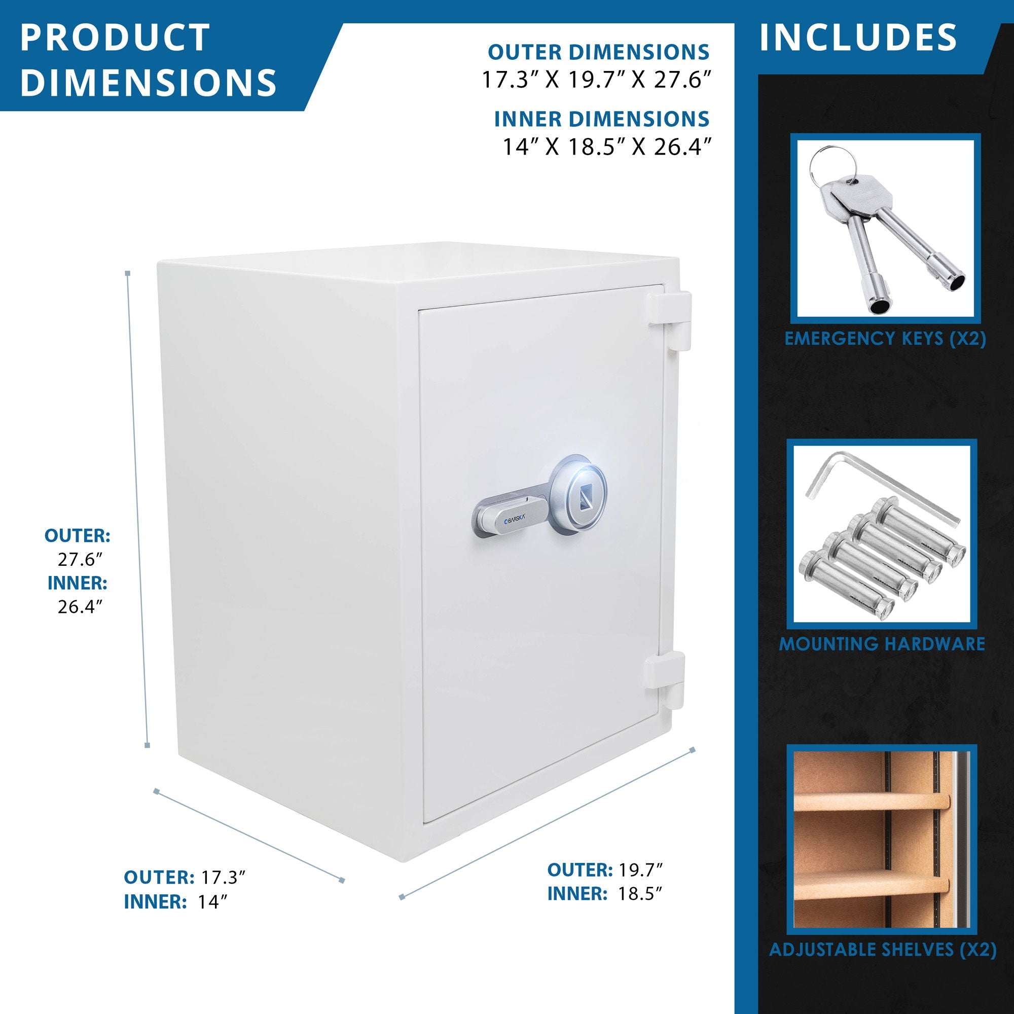 Biometric Fireproof Protection Safe by HouseOfZazla