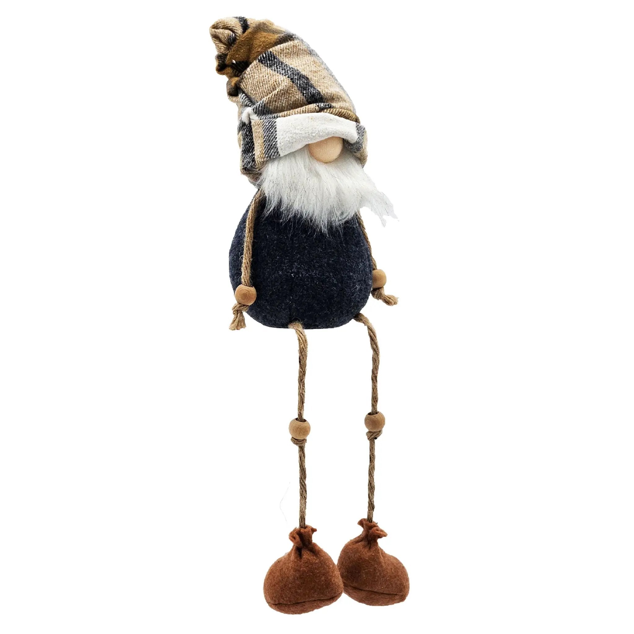3 Pieces Fall Thanksgiving Gnomes Decorations, Harvest Festival Table Home Ornaments For Holiday Party Gifts - Blue / Brown by HouseOfZazla