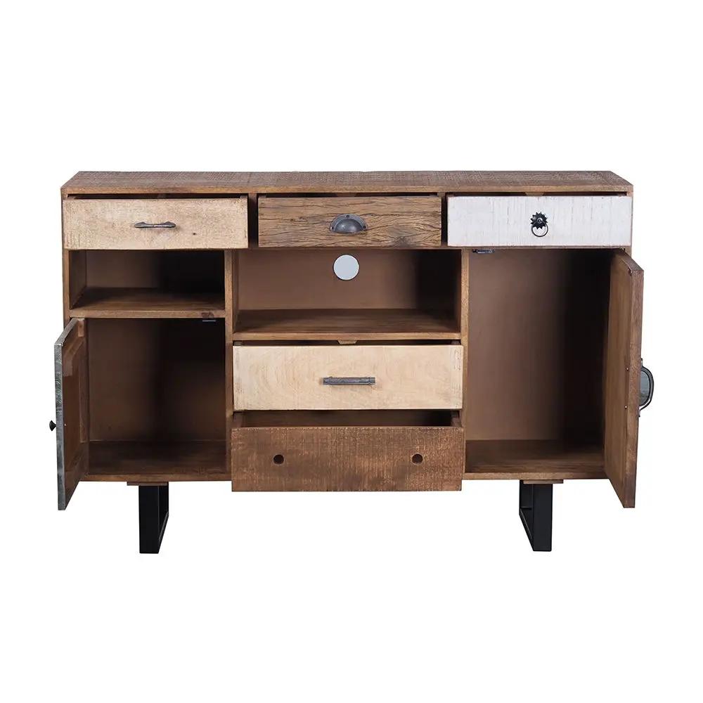 Rustic 2 Drawer Kitchen Island - Multi by Unique Piece Furniture