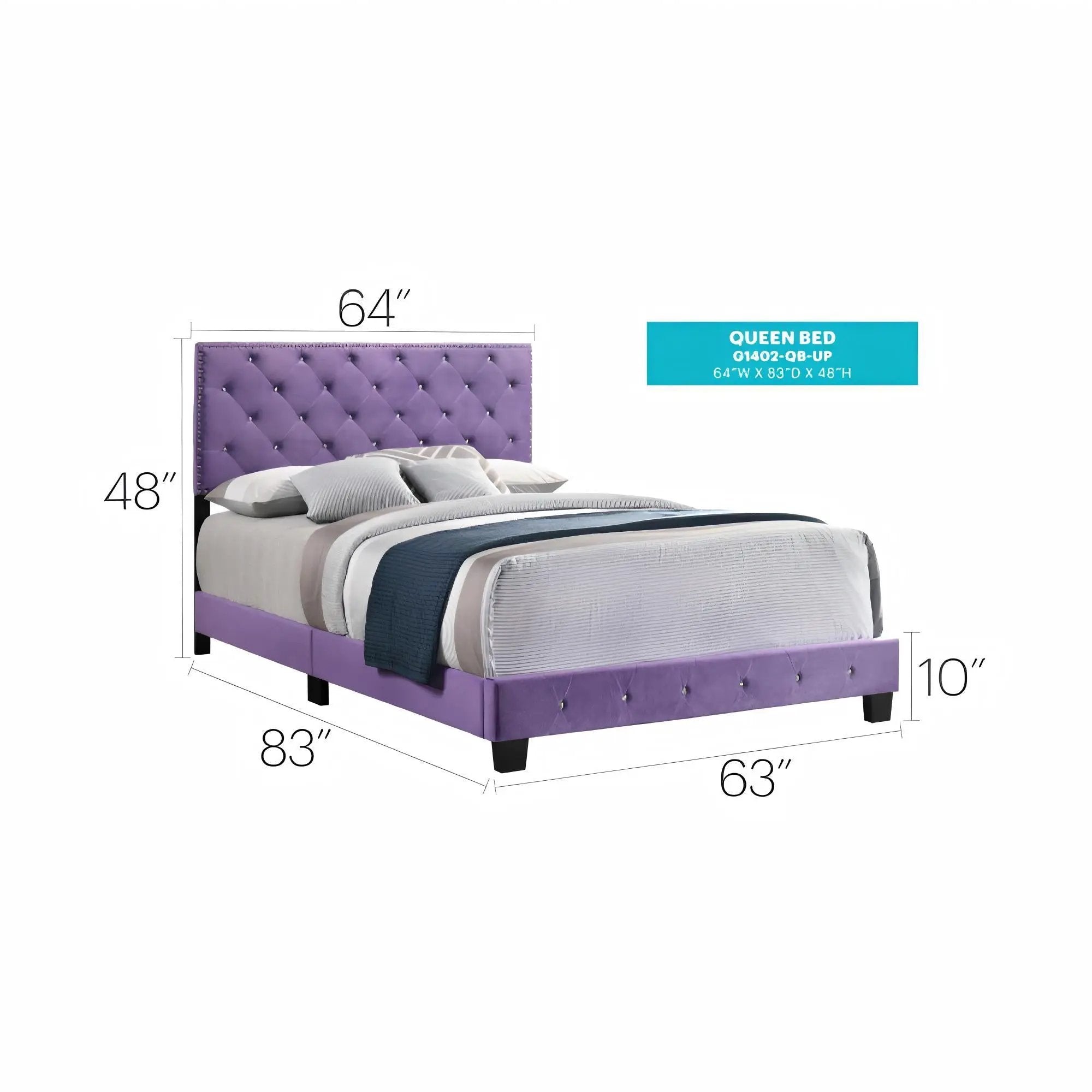 Luxurious Upholstered Bed by HouseOfZazla