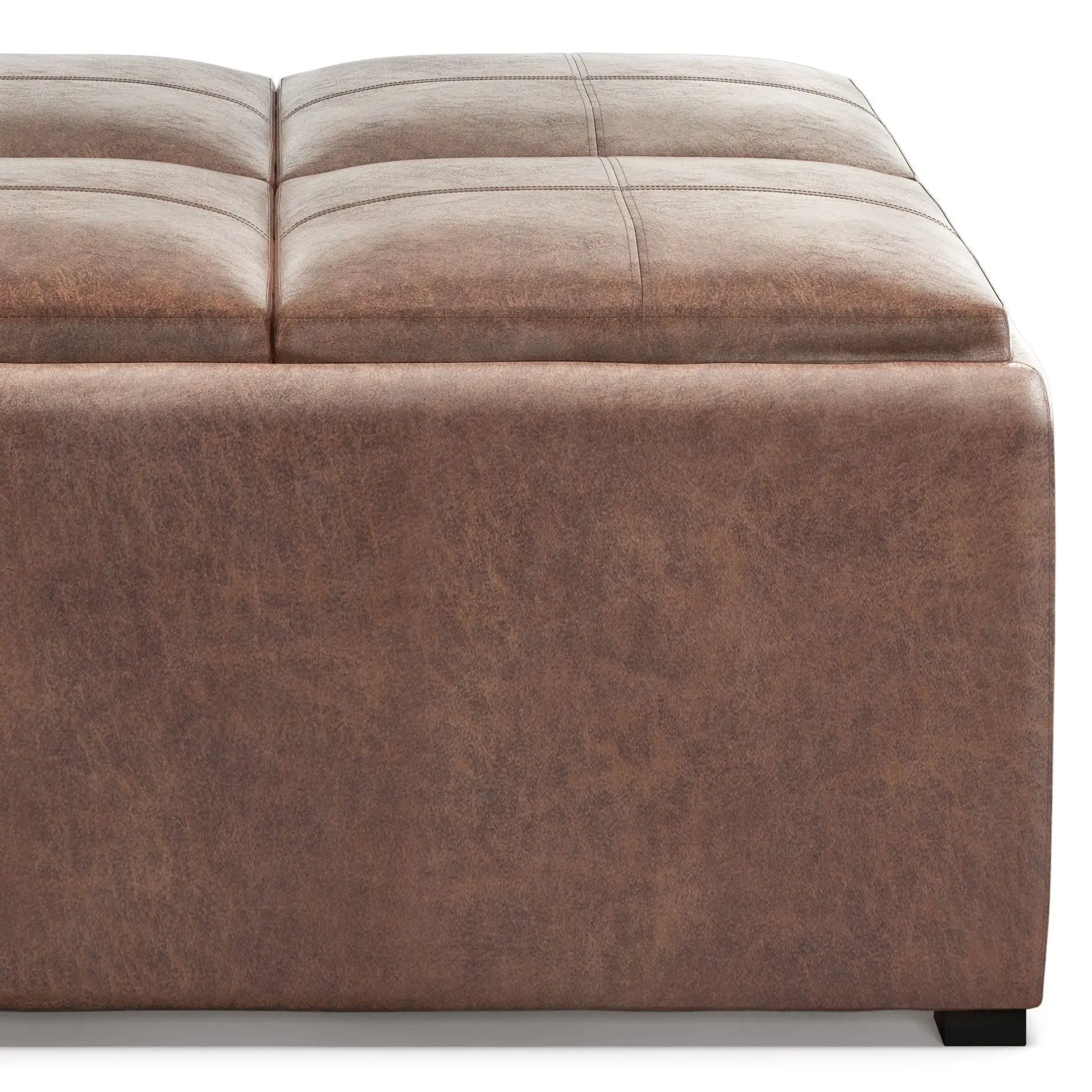 Avalon - Square Coffee Table, Storage Ottoman by Unique Piece Furniture