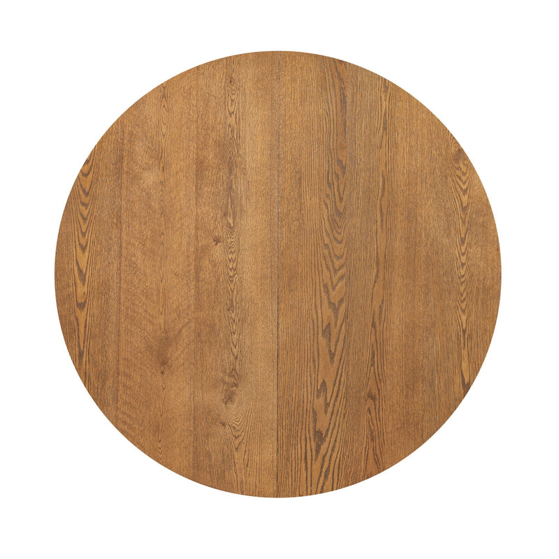 Topmax - 5 Piece Modern Extendable Round Dining Table Set With Removable Leaf For Small Places by HouseOfZazla
