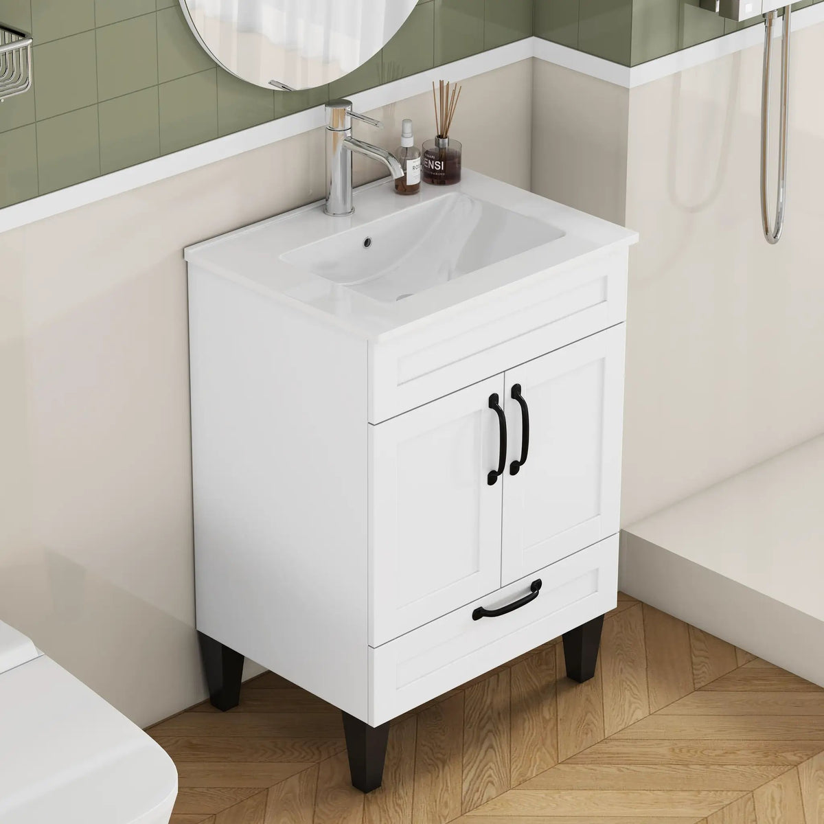 24-Inch Bathroom Vanity With Sink Combo by HouseOfZazla