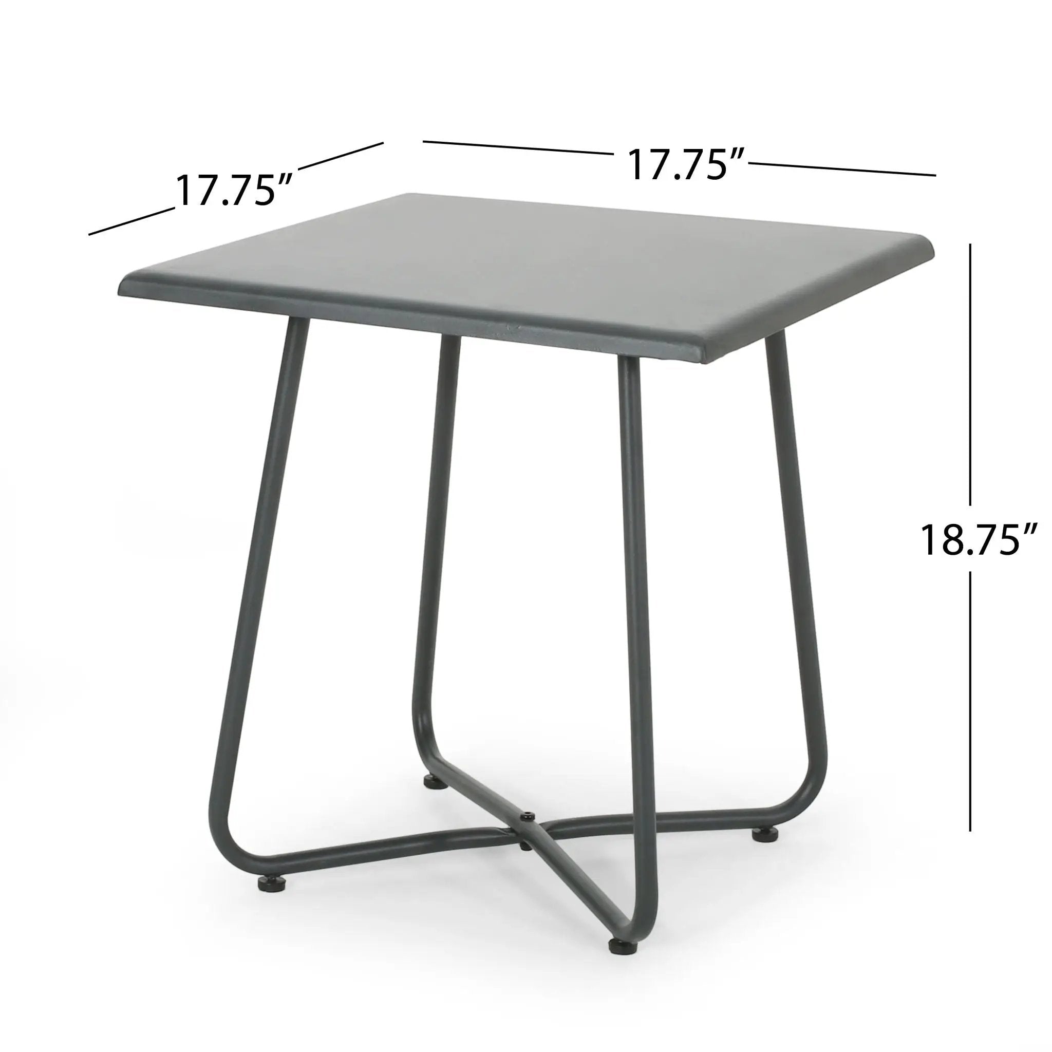 Alder Side Table - Gray by HouseOfZazla