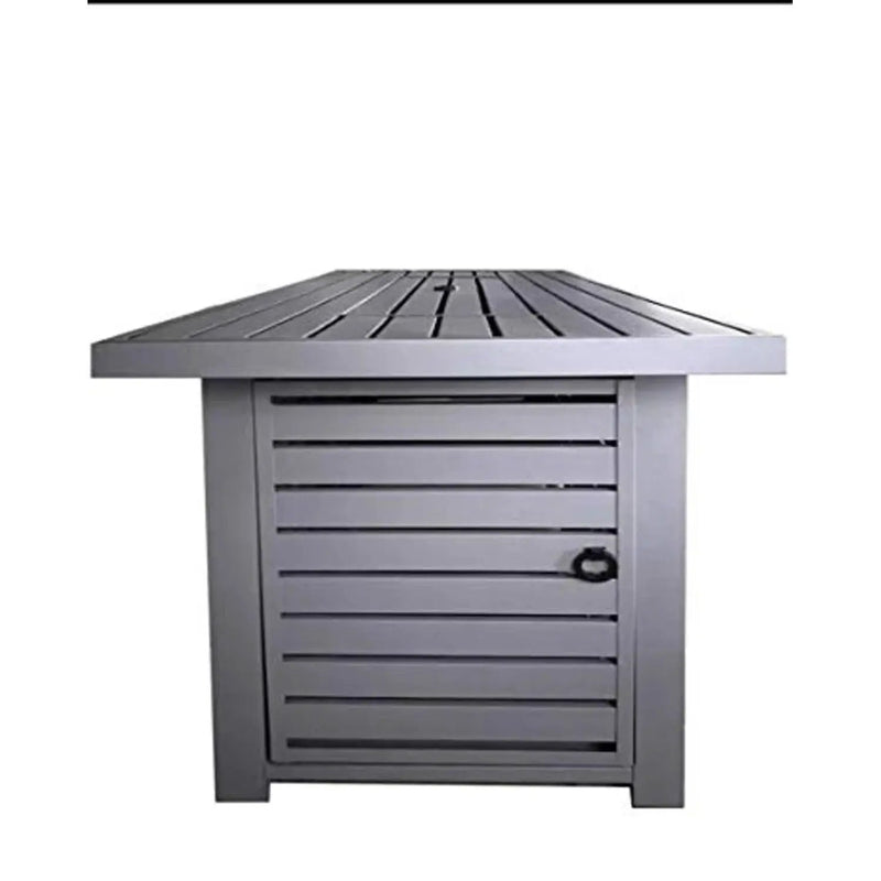 Outdoor Fire Pit Table With Lid Fuel Versatility by HouseOfZazla