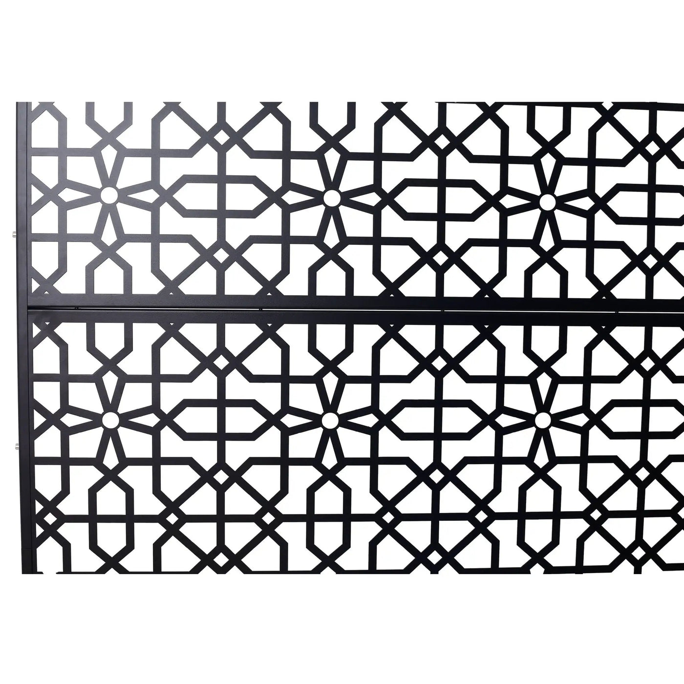 Outdoor & Indoor Metal Freestanding Decorative Privacy Screen by HouseOfZazla