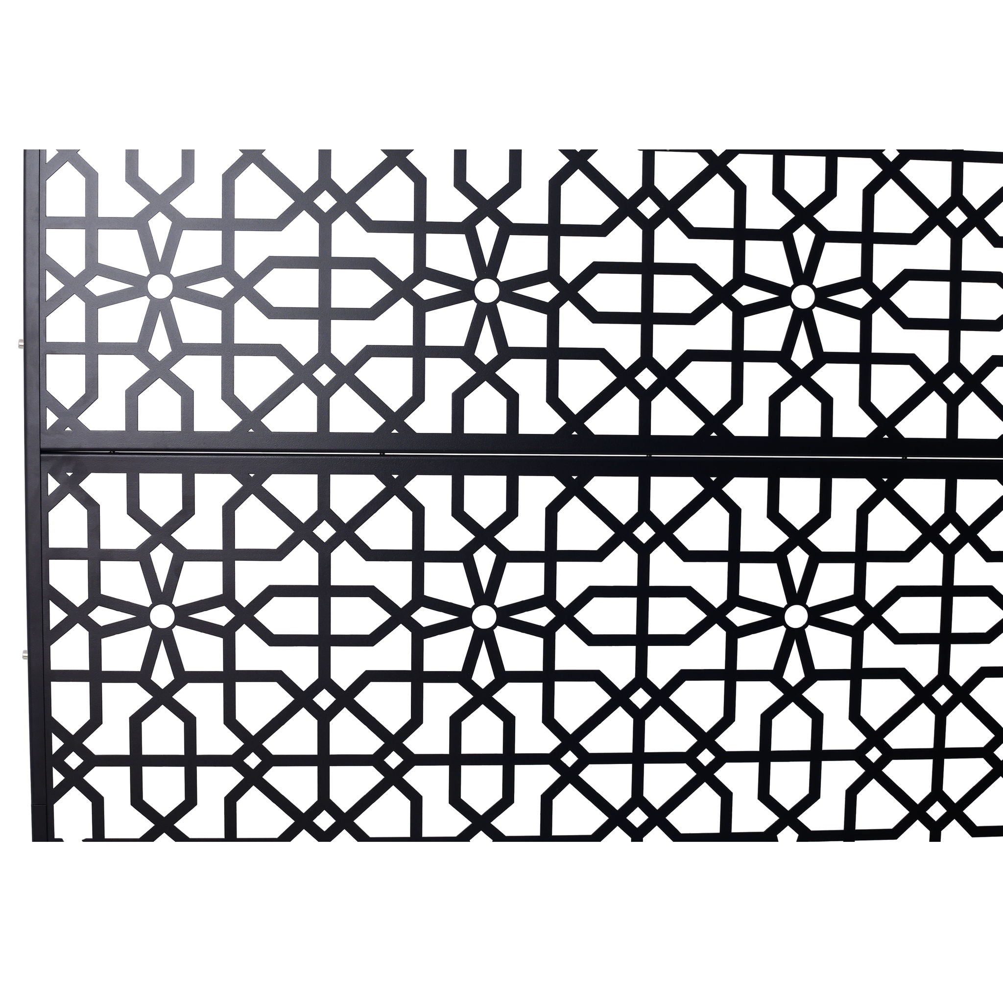 Outdoor & Indoor Metal Freestanding Decorative Privacy Screen by HouseOfZazla