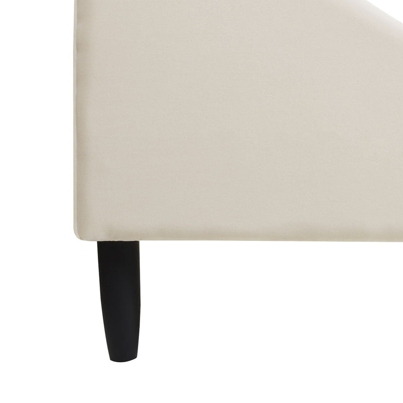 Aspen - Vertical Tufted Modern Headboard Platform Bed Set by HouseOfZazla